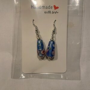 Blue Handmade Earrings